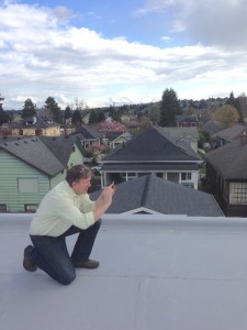Councilmember Mike O'Brien touring small-lot housing last week