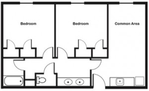 Lincoln University Dormitory Floor Plan